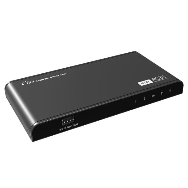 Lenkeng 1-In-4-Out HDMI Splitter W/ HDR & EDID. UHD Res Up To 4K2K@30/60Hz LKV314HDR-V2-0
