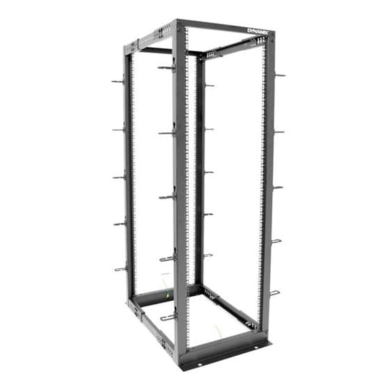 Dynamix DYNAMIX 22U 4 Post Depth Adjustable Open Frame Rack. ROF4P22