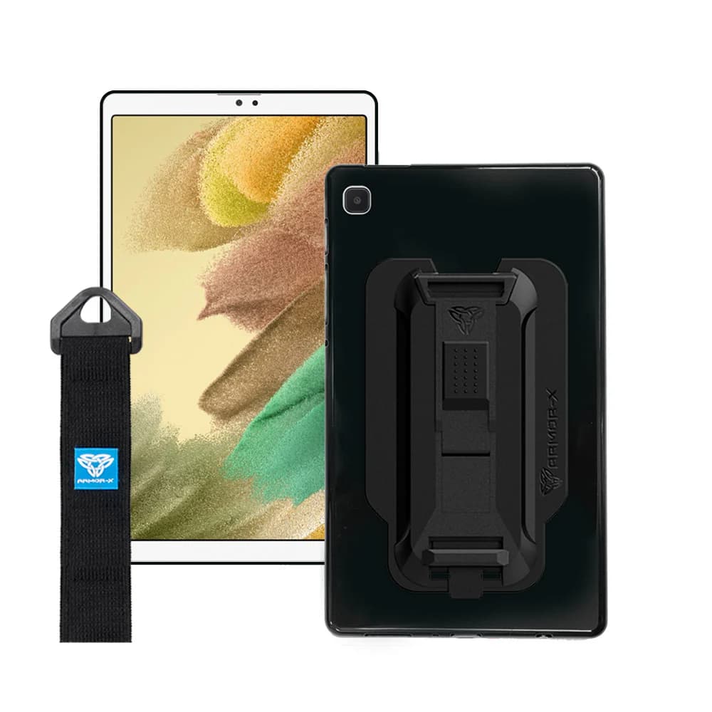 Armor-X Shockproof Case with Kickstand- Handstrap and X-Mount for Samsung Galaxy A7 Lite 396086