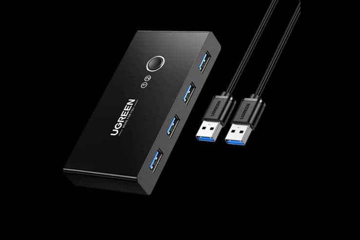 Ugreen 2 In 4 Out USB 3.0 Sharing Switch Box 474536