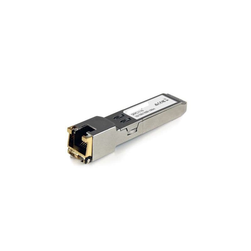 FS Brocade E1MG-TX Compatible 1000BASE-T SFP Copper 100m RJ-45 Transceiver Module # 510745