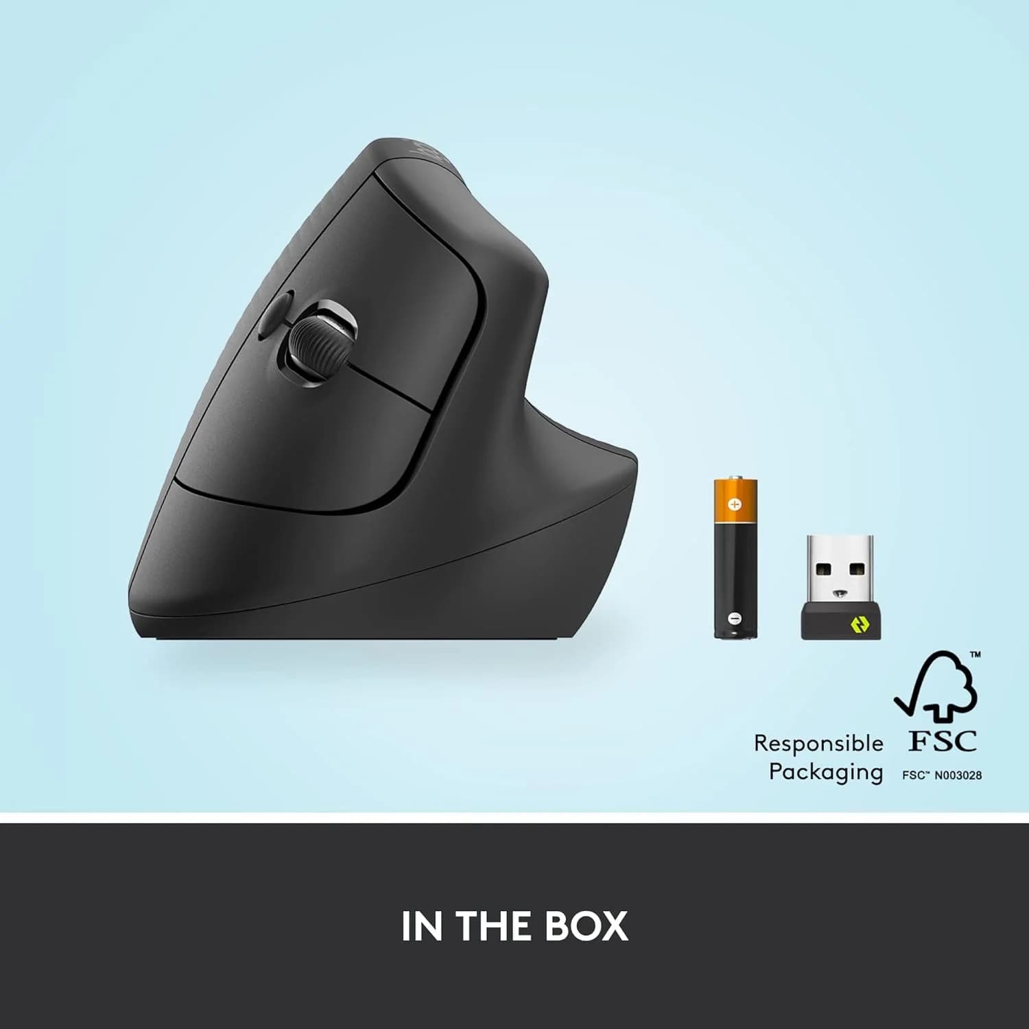 Logitech Logitech Lift Vertical Mouse Graphite 511760