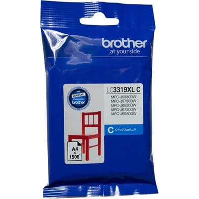 Brother Brother LC3319XLC Cyan High Yield Ink Cartridge LC3319XLC