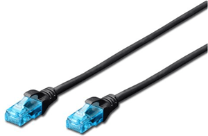 Digitus Digitus UTP CAT5e Patch Lead - 3M Black CA9521K