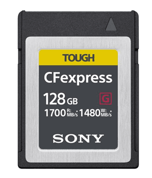 Sony Sony CEBG128 Tough CFexpress Type B 128GB Memory Card FC163-G128