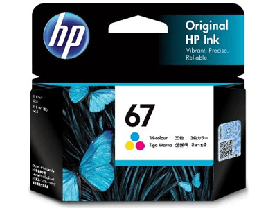 HP HP 67 Tri-Colour Ink Cartridge 3YM55AA
