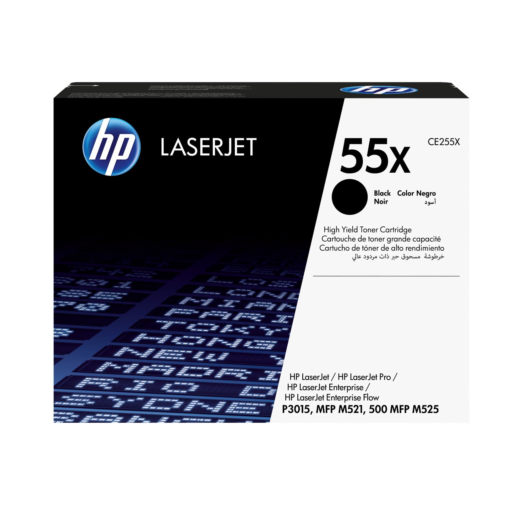 HP HP 55X Black High Yield Toner CE255X