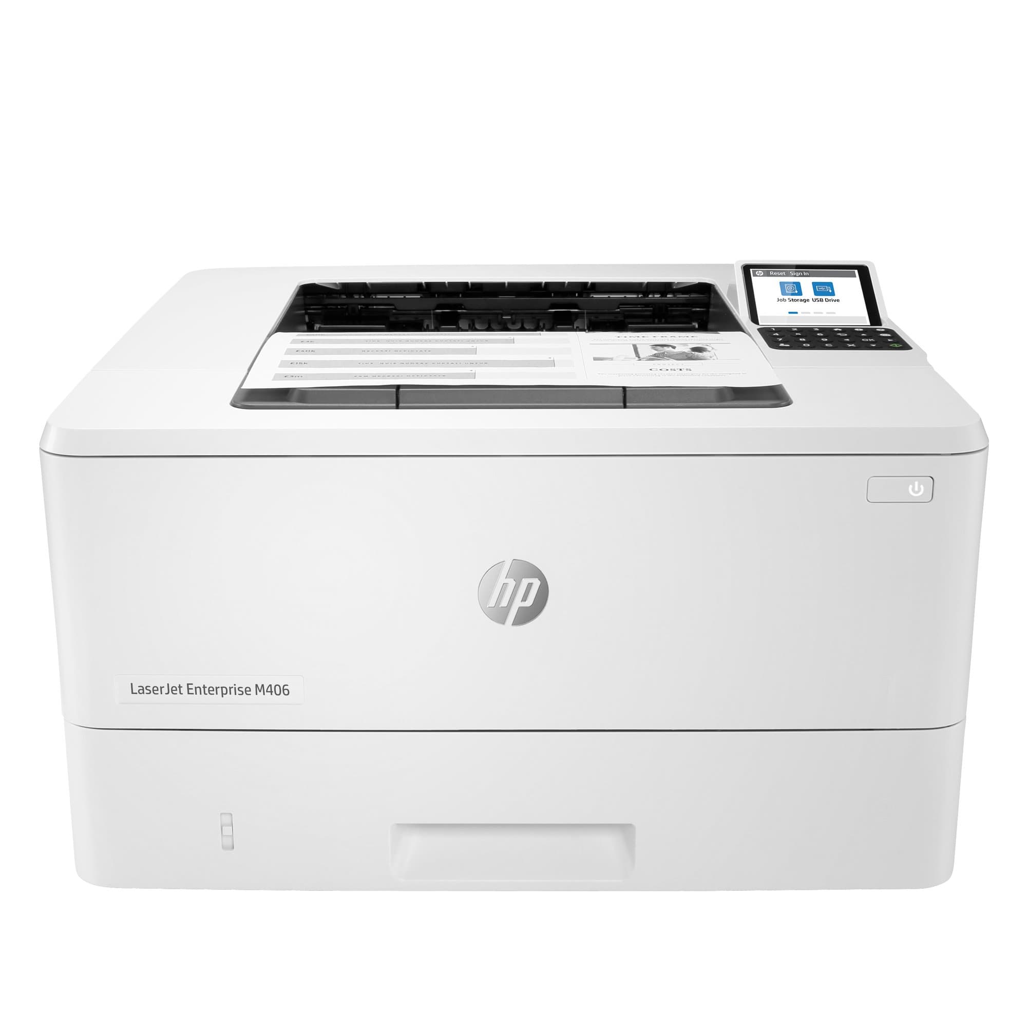 HP HP LaserJet Enterprise M406dn 38ppm A4 Mono Printer 3PZ15A