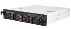 SilverStone SilverStone RM21-308 mATX 2U 8 Bay Rackmount Case HT6083