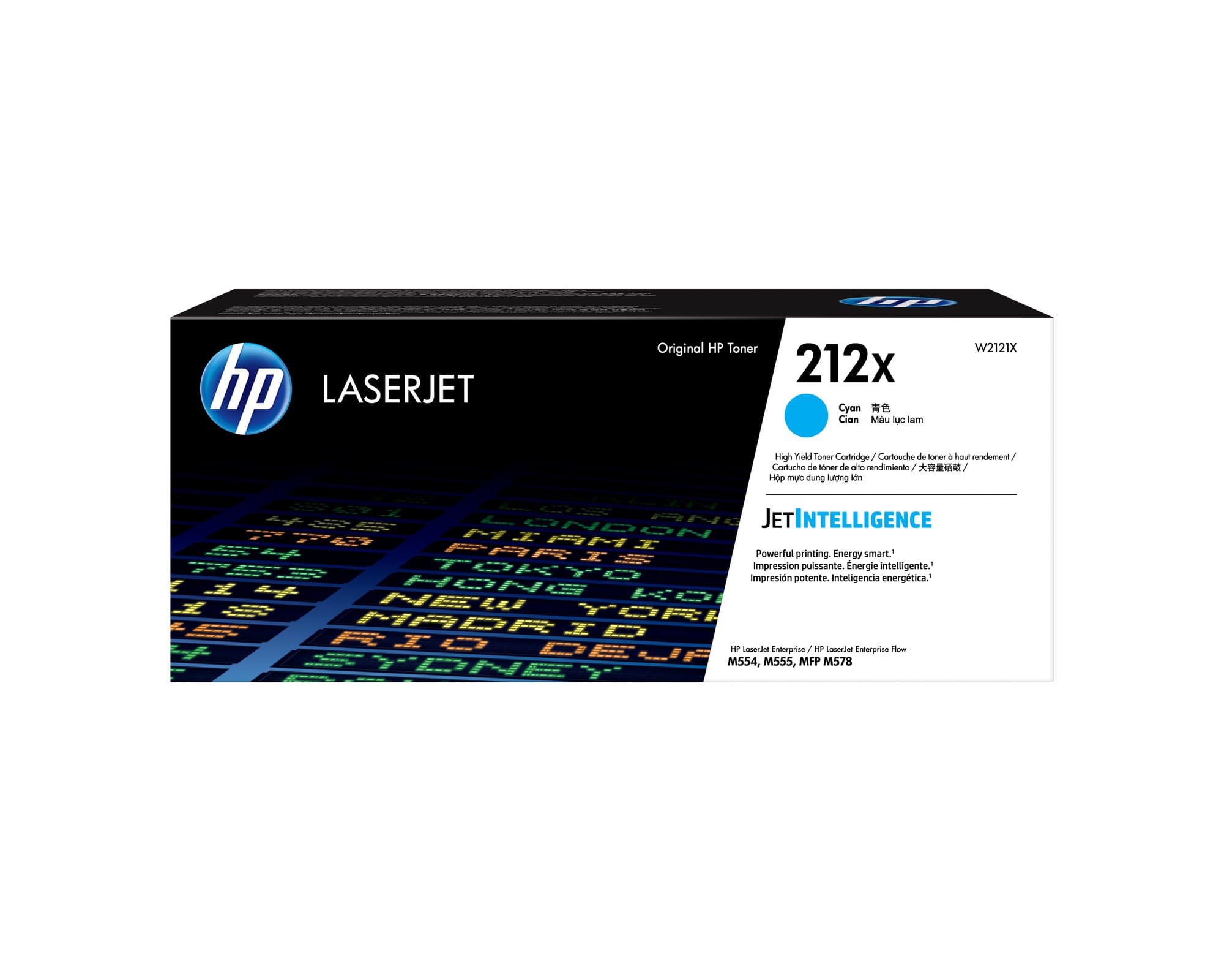 HP HP 212X High Yield Cyan Original LaserJet Toner Cartridge W2121X