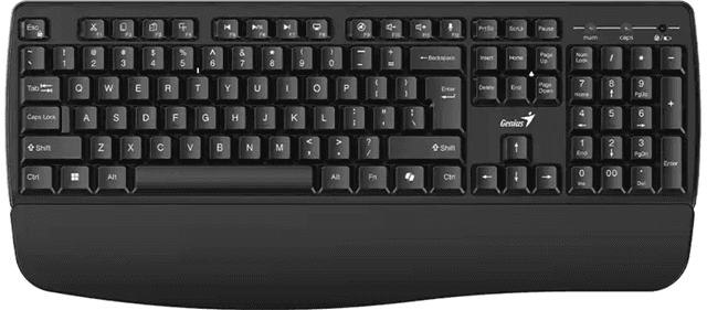 Genius Genius KB-7123 Copilot AI Wireless Palm Rest Keyboard HW1003