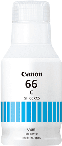 Canon Canon GI66C Cyan MAXIFY MegaTank Ink Bottle GI66C