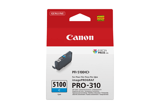 Canon Canon PFI-5100C Ink Cyan PWF1501