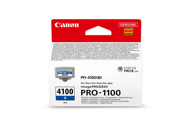Canon Canon PFI-4100B Ink Matte Blue PWF1519