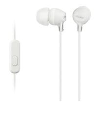 Sony Sony MDREX15APW In Ear Headphone w/Smart Phone Control White SH132W