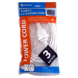 Sansai Sansai Power Extension Lead - 3 Meter SPB0160