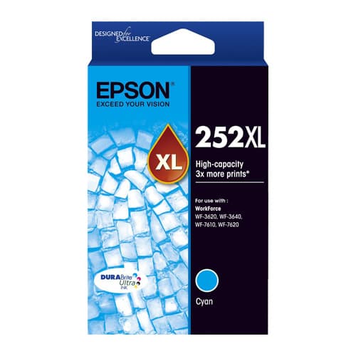 Epson Epson 252 HY Cyan Ink Cart E252CXL