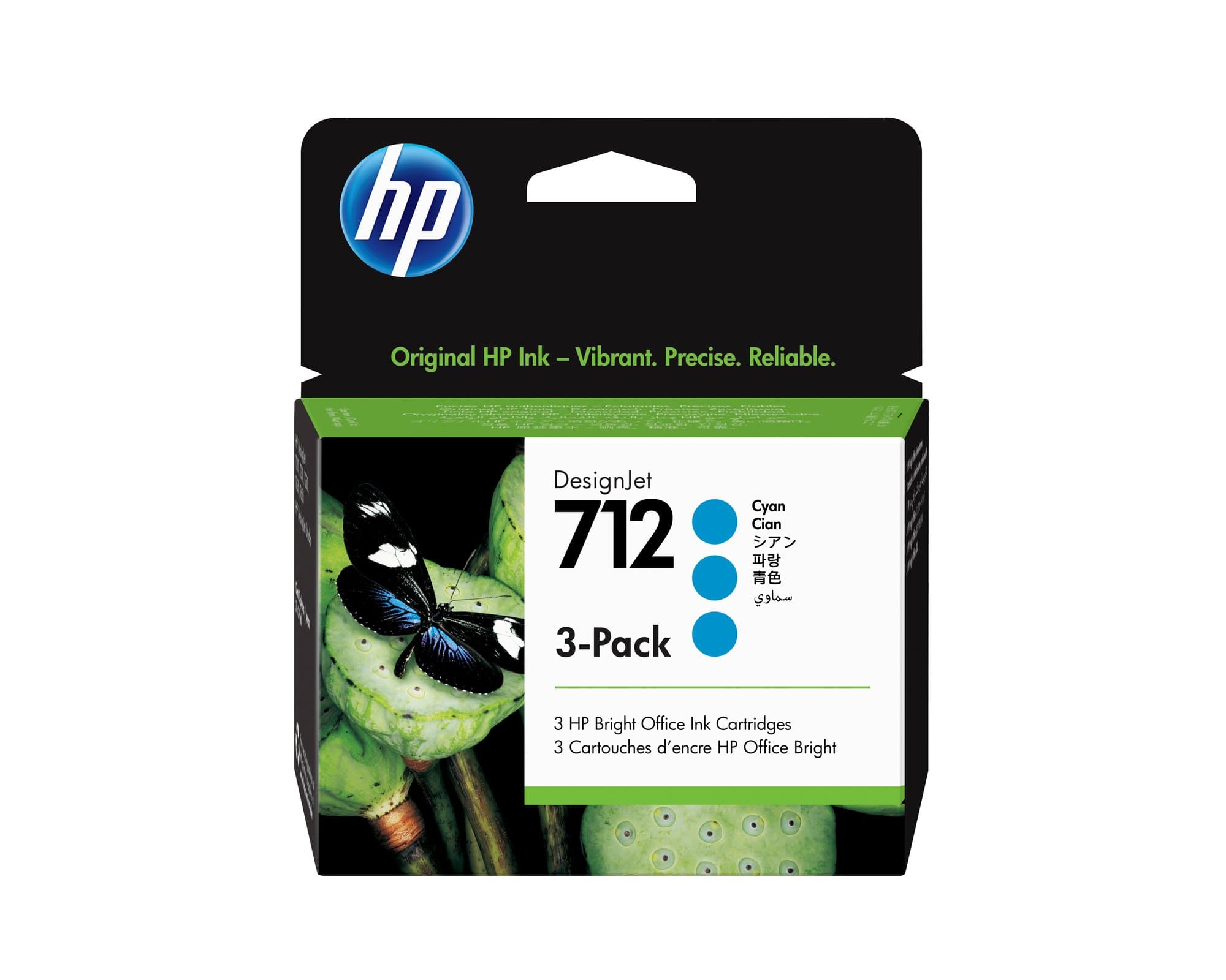 HP HP #712 29ml  Cyan 3pk 3ED77A HI7123C