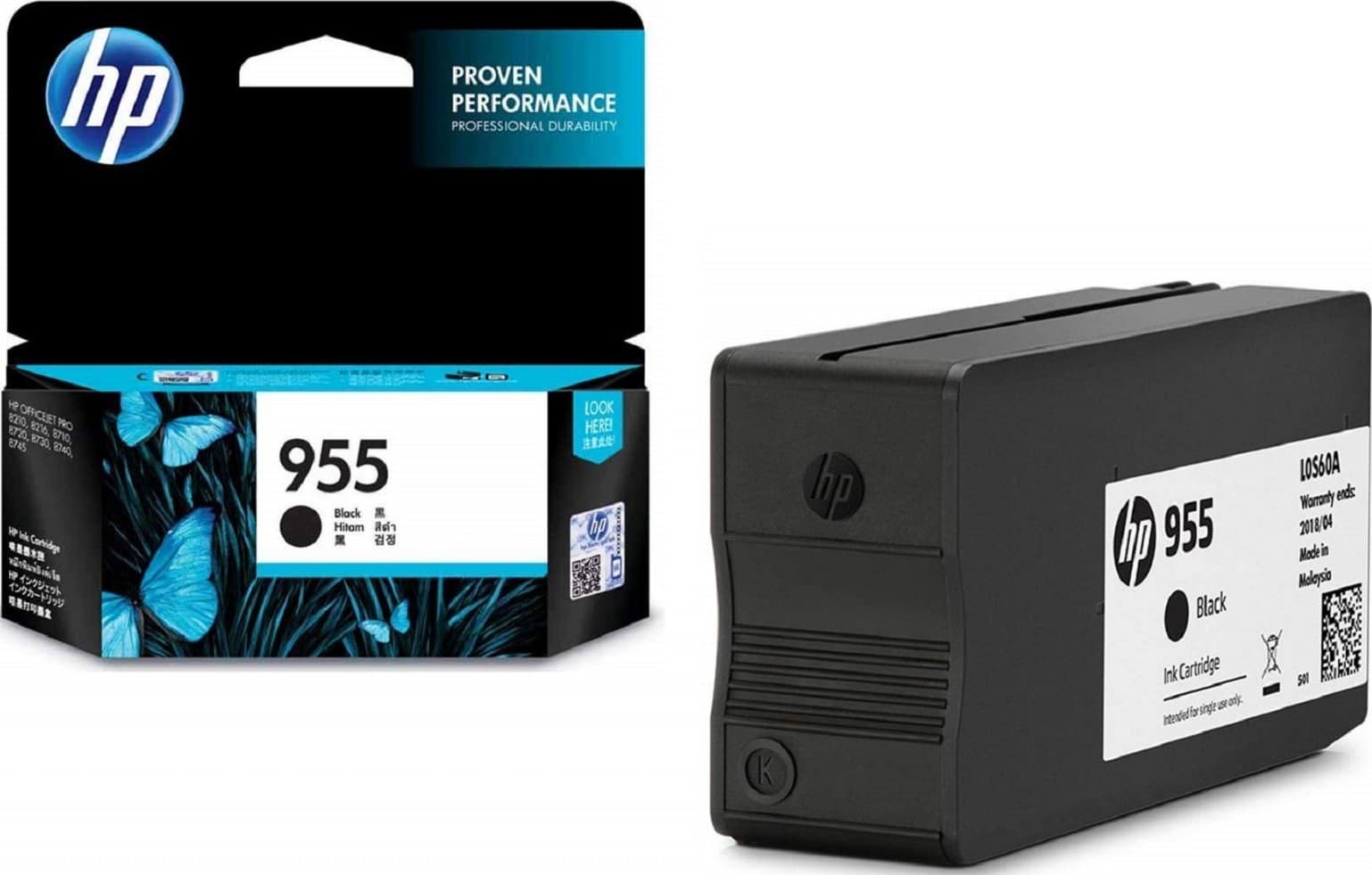 HP HP #955 Black Ink L0S60AA HI955B