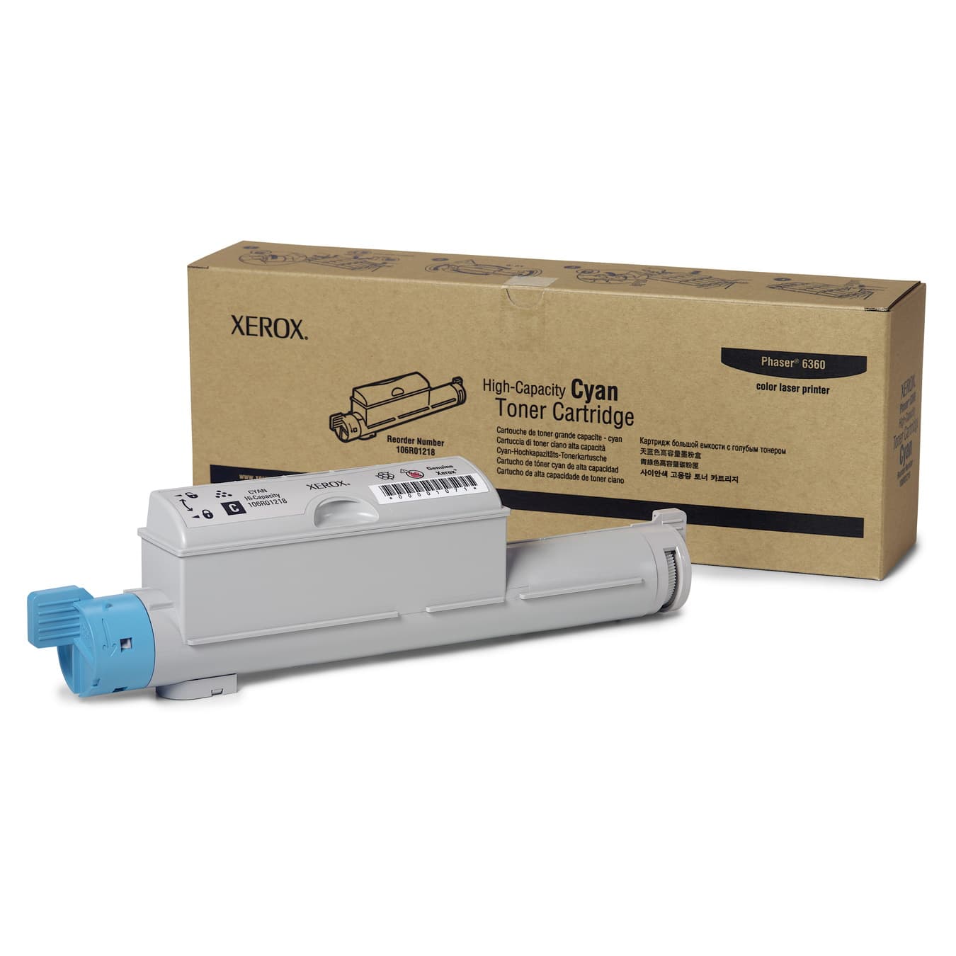 Fuji Xerox FX Phaser 106R01218 Cyan Toner X106R218