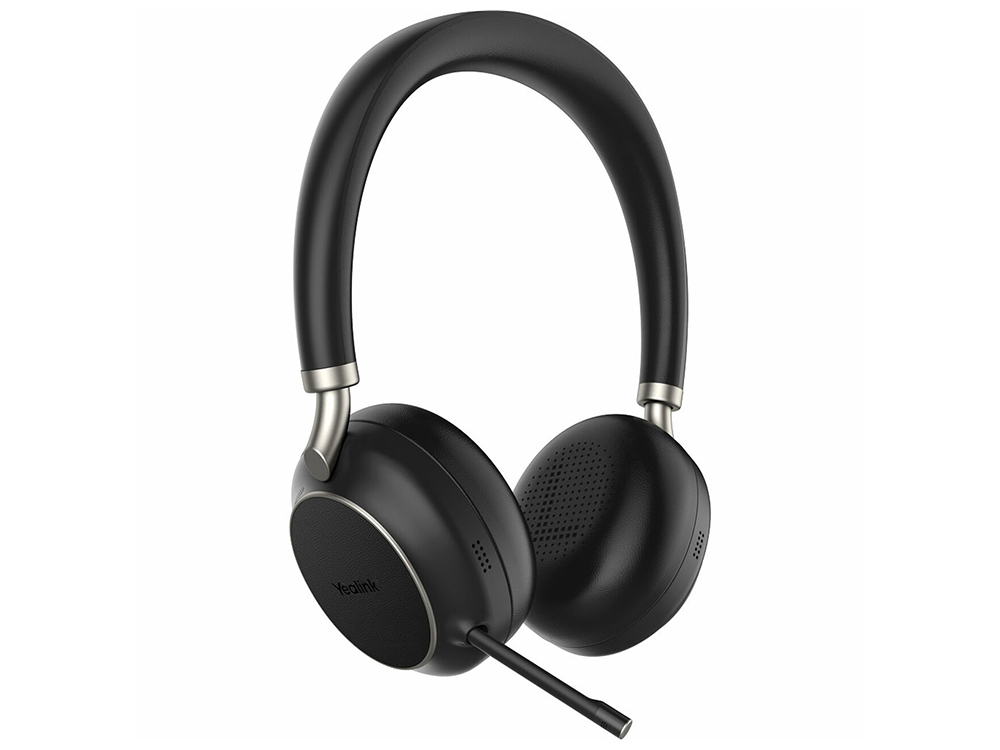 Yealink BH76-TEAMS-BLACK-USB-A Wireless (Bluetooth) Stereo Headset with USB-A bluetooth dongle Yealink — view 2
