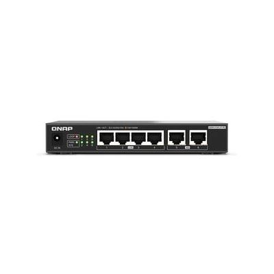 QNAP QSW-2104-2T-R2 6-Port 10Gbps Ethernet Switch (4-port 2.5GbE 2-port 10GbE Multi-Gig) QNAP — view 2