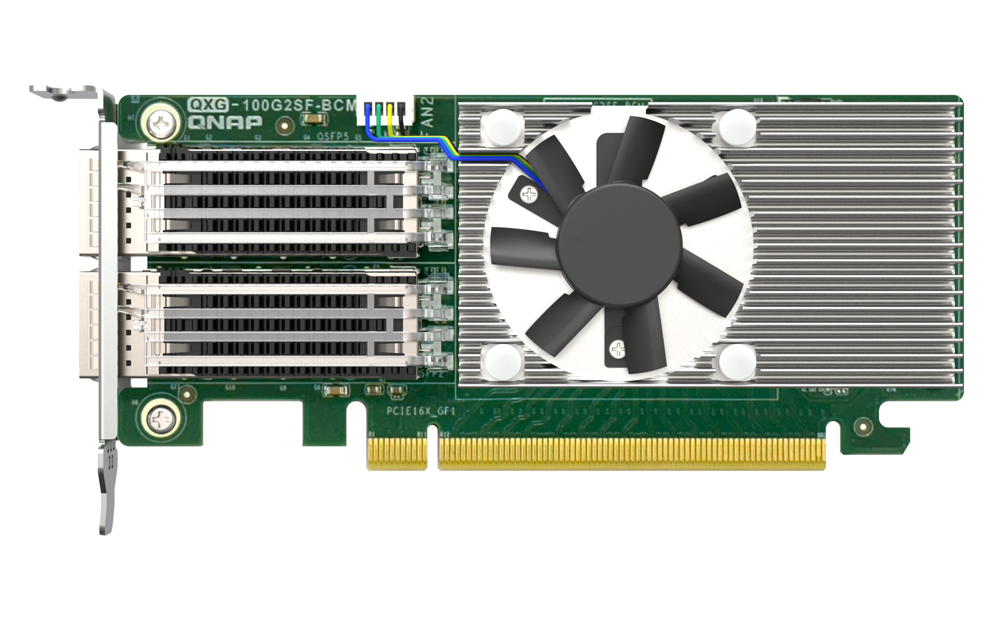 QNAP QXG-100G2SF-BCM Dual-port 100 GbE network expansion card QNAP — view 2