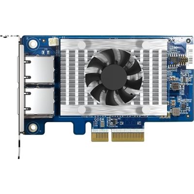 Dual-port 10 Gigabit Network Expansion Card Intel X710 PCIe Gen3 x4 For PC Server or NAS QNAP — view 2