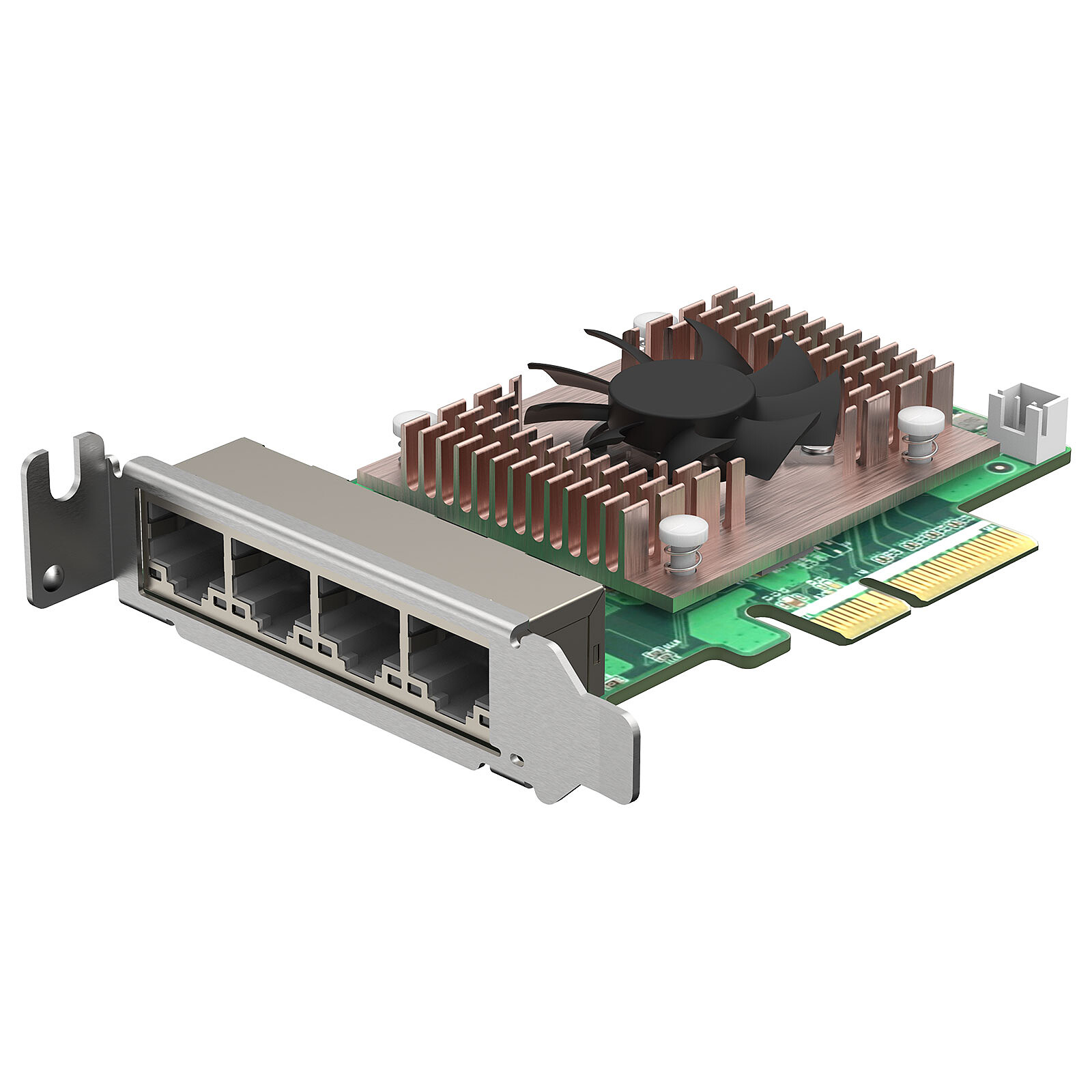Quad port 2.5GbE Network Card for NAS Server or PC QNAP — view 2
