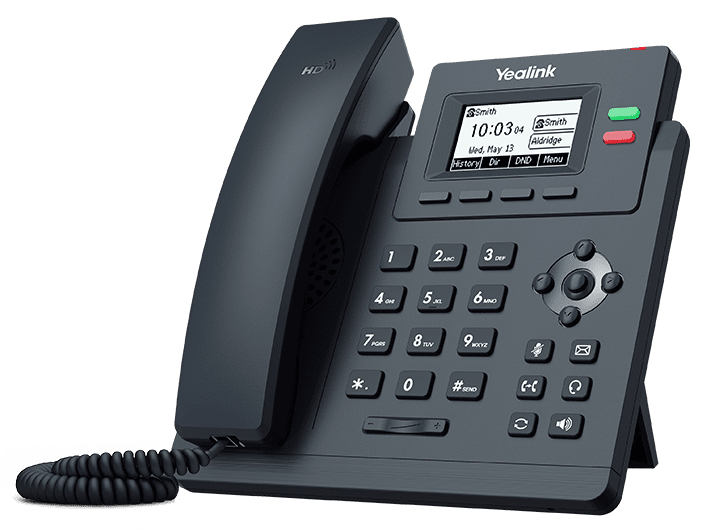 Yealink SIP-T31G IP Phone Dual Gigabit Ethernet 132x64 backlit LCD Screen PoE Yealink — view 2