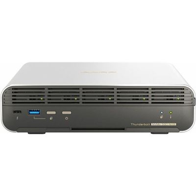 5-bay All-Flash NASbook for up to 5x E1.S or M.2 PCIe NVMe SSDs QNAP — view 2