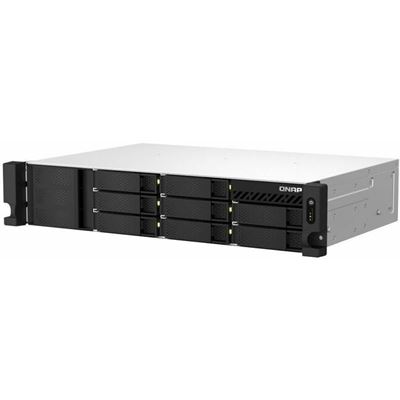 8-bay short-depth rackmount NAS 4-core CPU 8G RAM QNAP — view 2