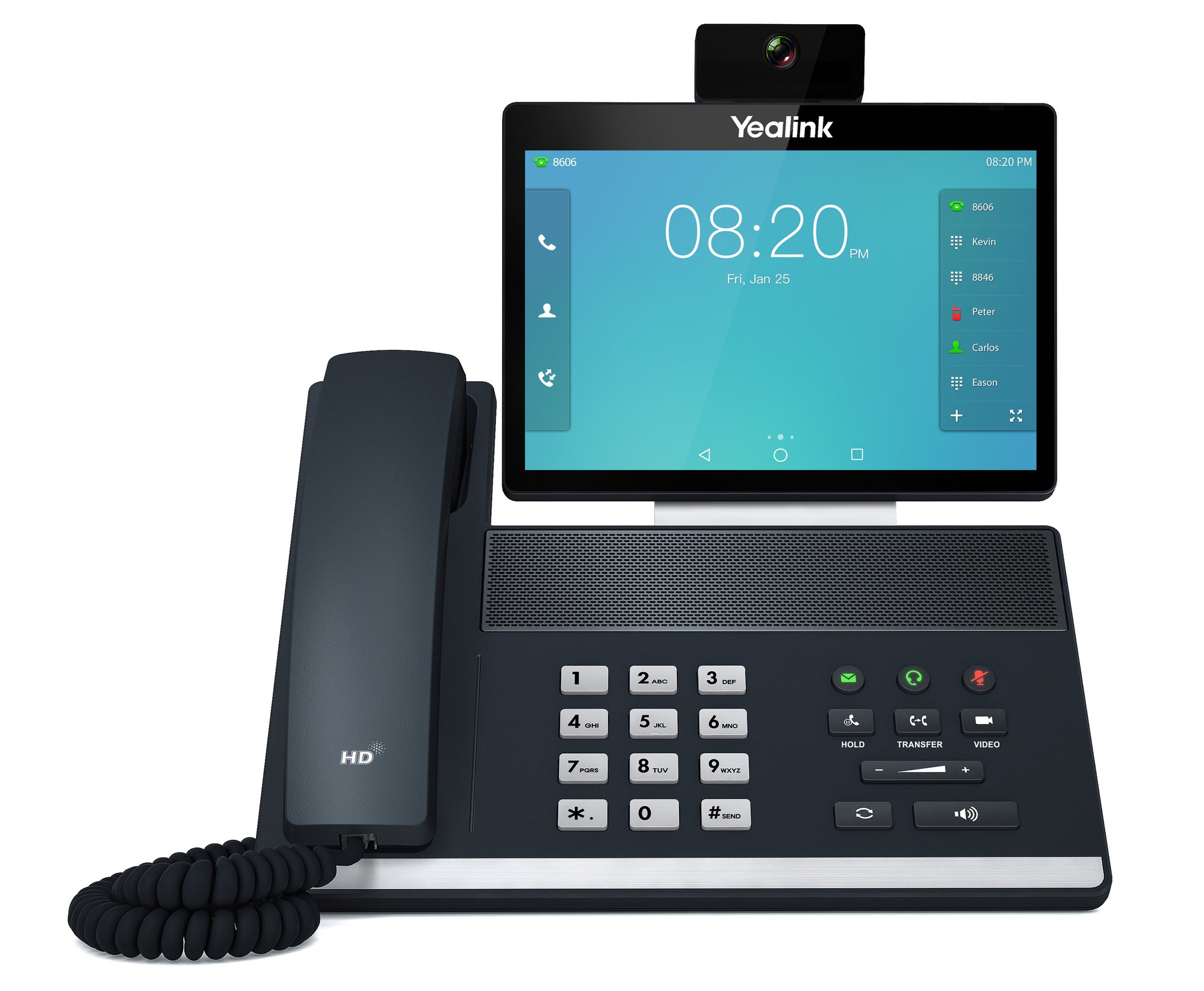 Yealink VP59 Smart Video IP Phone for VC HD Camera 1280x800-pixel touchscreen Yealink — view 2