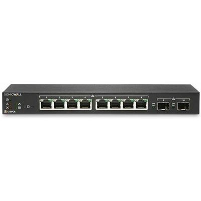 SONICWALL SWITCH SWS12-8 WITH WIRELESS NETWORK MANAGEMENT AND SUPPORT 3YR SONICWALL — view 2