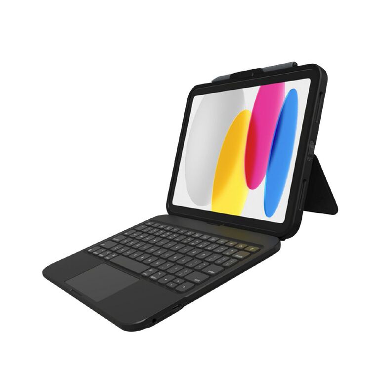 ZAGG Tough Keys Keyboard with trackpad USB-C Direct Connect for iPad A16 (2025), iPad 10th ZAGG — view 2