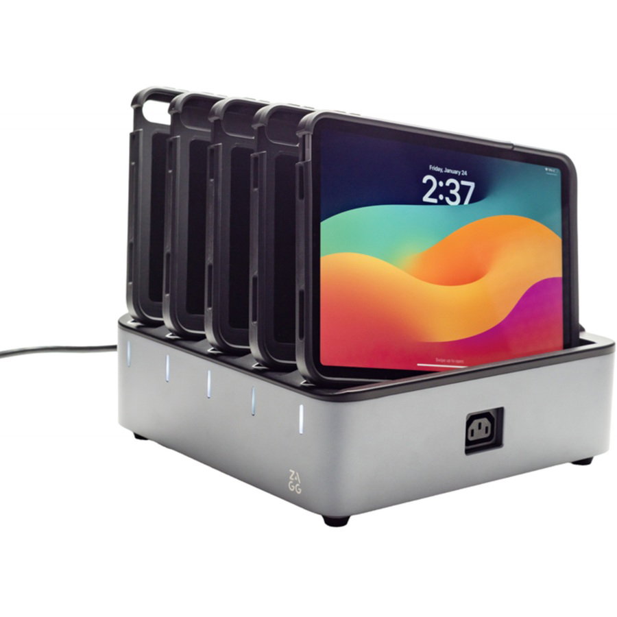 ZAGG ChargeStation Pro Base + Five Cases Standard (no hand straps or KS) for iPad A16 (202 ZAGG — view 2