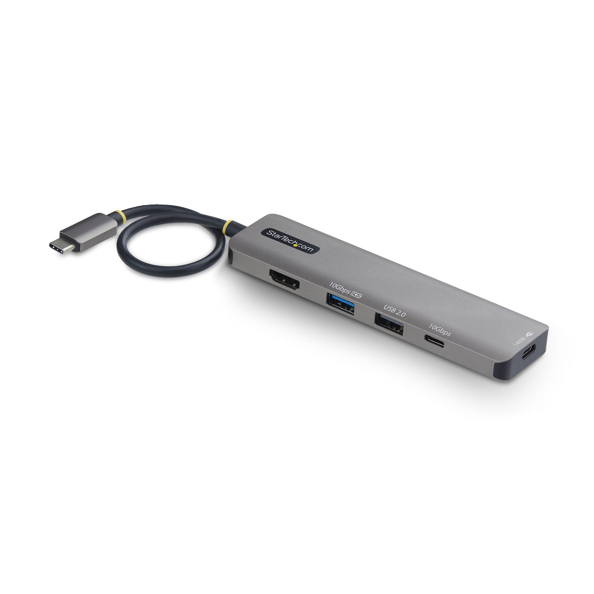 STARTECH.COM USB-C TO HDMI MULTIPORT ADAPTER, 140W, 4K 60HZ, 10GBPS HUB, 3 YR STARTECH — view 2