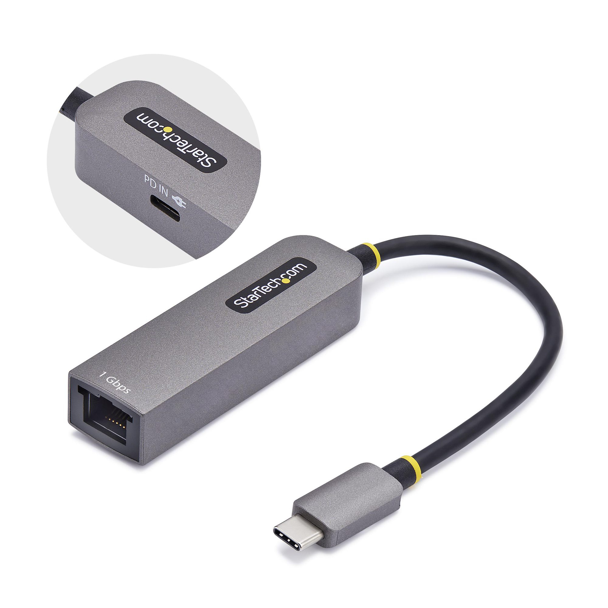 STARTECH.COM USB-C TO ETHERNET ADAPTER, NIC, 1GBPS, 2 YR STARTECH — view 2