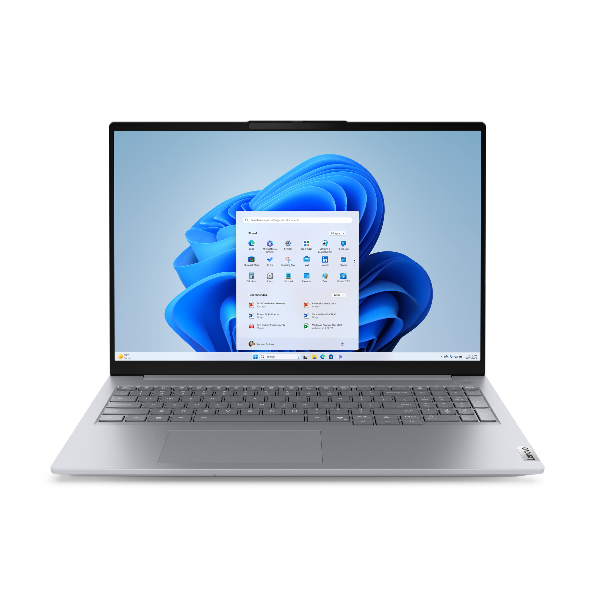 LENOVO THINKBOOK 16 G8, 16" WUXGA, CORE 5 210H, 16GB (8+8), 512GB, WI-FI 6E, TB4, W11P, 1YO LENOVO — view 2
