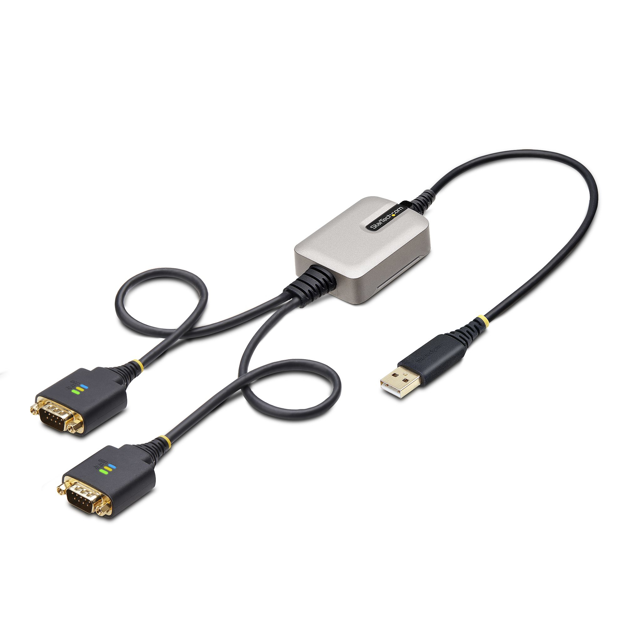 STARTECH.COM 2FT (60CM) 2-PORT USB TO SERIAL ADAPTER CABLE, 2 YR STARTECH — view 2