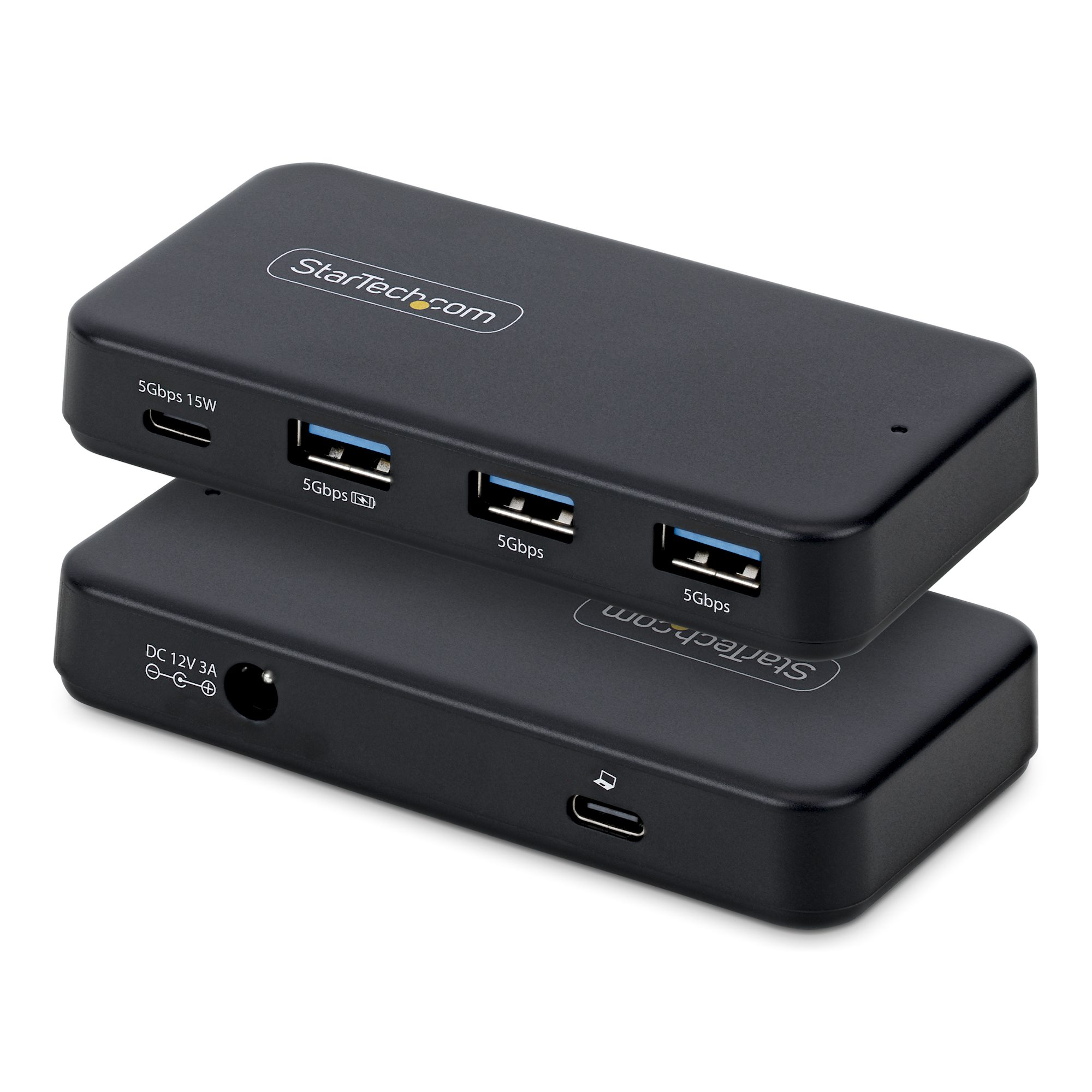 STARTECH.COM 4-PORT USB-C & USB-A HUB, 5GBPS, SELF-POWERED, MAC & WINDOWS, 2 YR STARTECH — view 2