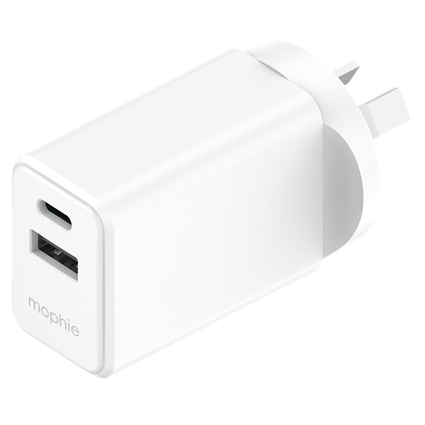 ZAGG Mophie Essential wall charger PD 30W 1A1C - White ZAGG — view 2