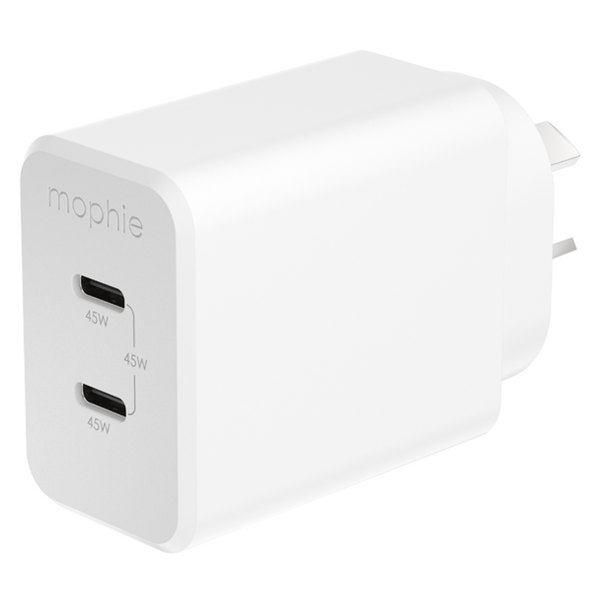 ZAGG Mophie ACC Wall Adapter Essential PD 45W 2C - White ZAGG — view 2