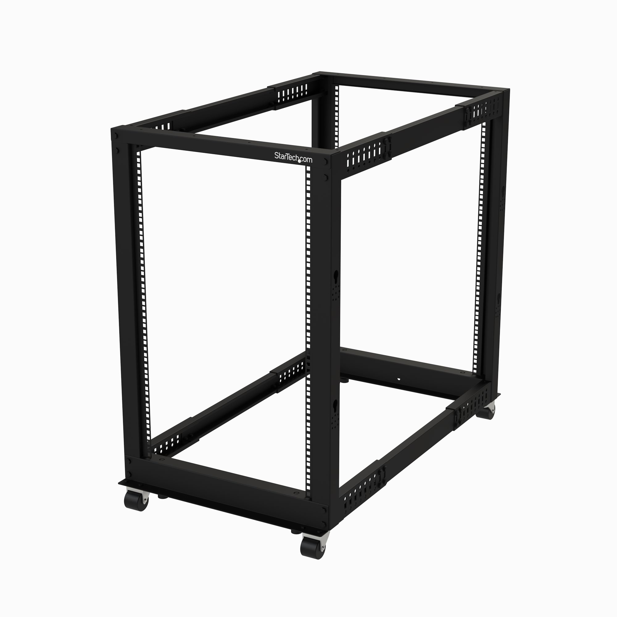 STARTECH.COM 19" 18U OPEN FRAME SERVER RACK MOBILE ADJUSTABLE DEPTH 22-40" 2 YR STARTECH — view 2
