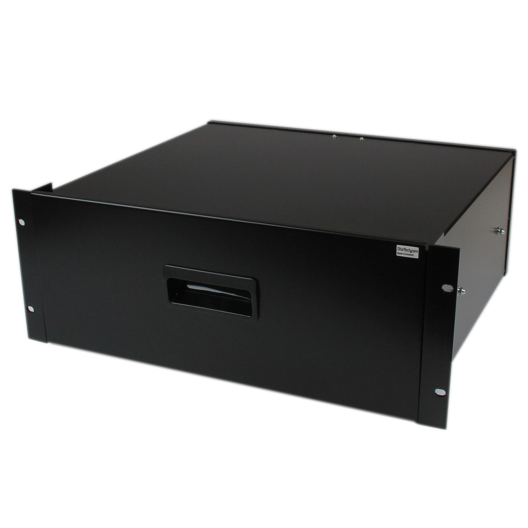 STARTECH.COM 4U BLACK STEEL STORAGE DRAWER FOR 19IN RACKS AND CABINETS LTW STARTECH — view 2