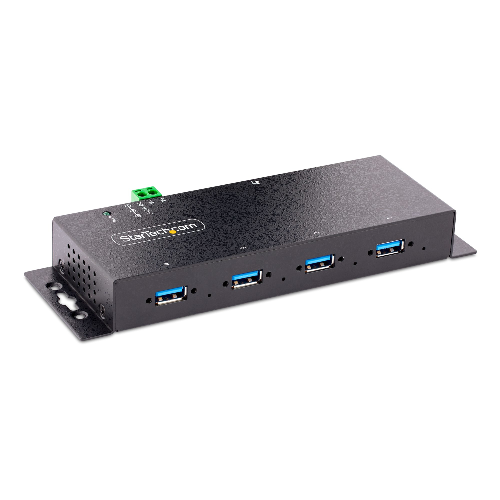 STARTECH.COM 4-PORT INDUSTRIAL USB 3.0 5GBPS HUB MOUNTABLE RUGGED USB-A HUB 2 YR STARTECH — view 2