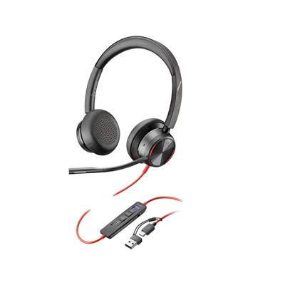 HP Poly Blackwire 8225 Stereo MS Teams Certified USB-C +USB-C/A Adapter - BUY5GET1FREE HP — view 2