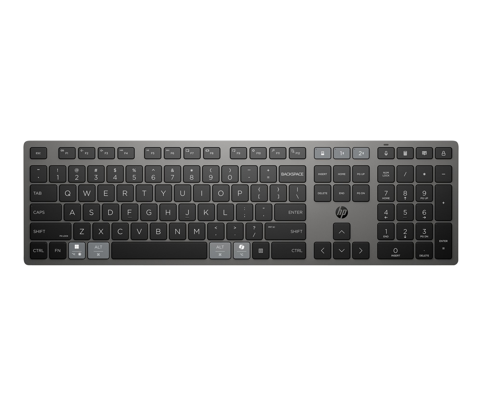 HP 725 Multi-Device Rechargeable Wireless Keyboard HP — view 2