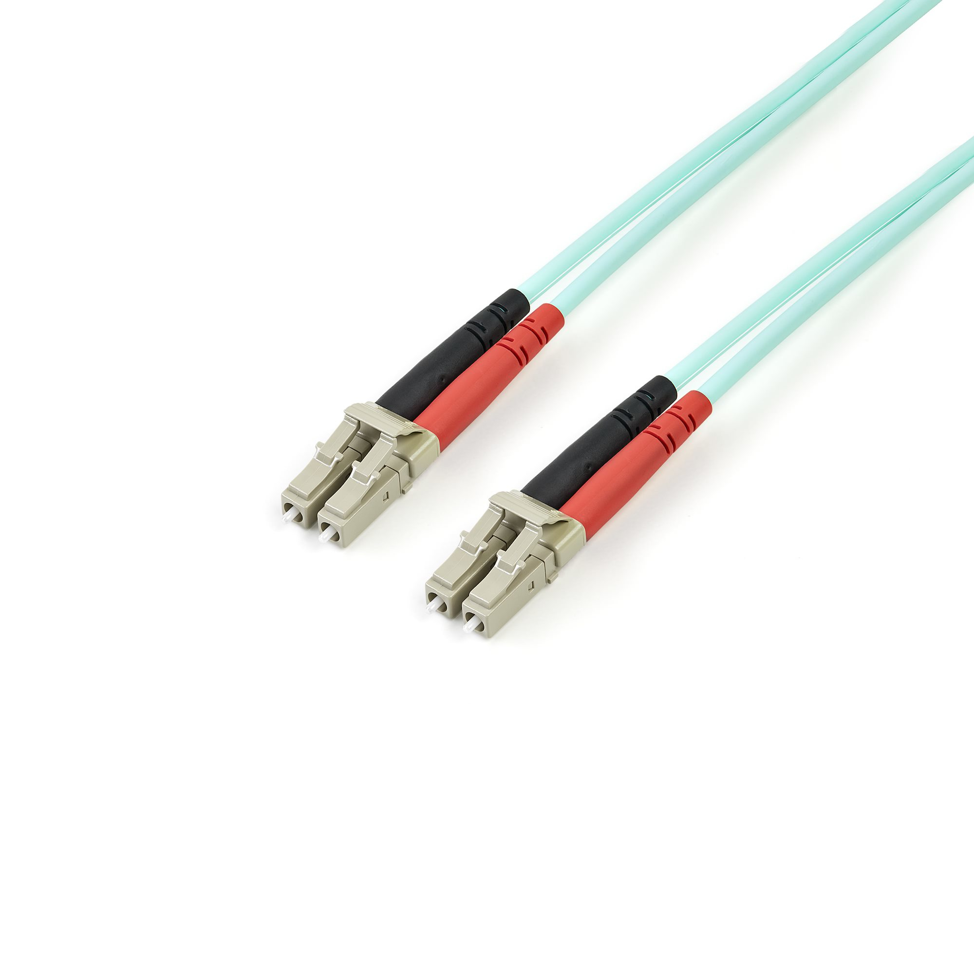 STARTECH.COM 3M LC/UPC TO LC/UPC OM3 MULTIMODE FIBER OPTIC CABLE, LTW STARTECH — view 2