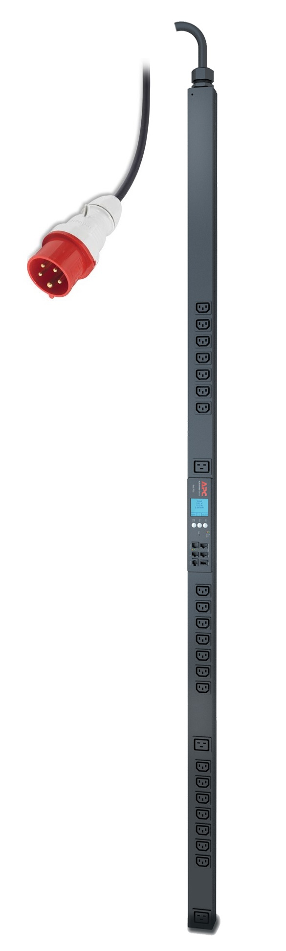 APC (AP8481) RACK PDU 2G, METERED-BY-OUTLET, ZEROU, 11.0KW, 230V, (21) C13 & (3) C19 APC — view 2